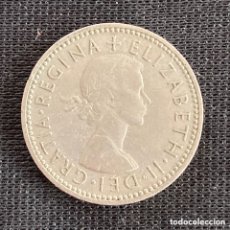 Monedas antiguas de Europa: 1 SHILLING 1957 REINO UNIDO (ESCUDO INGLÉS). Lote 366917051