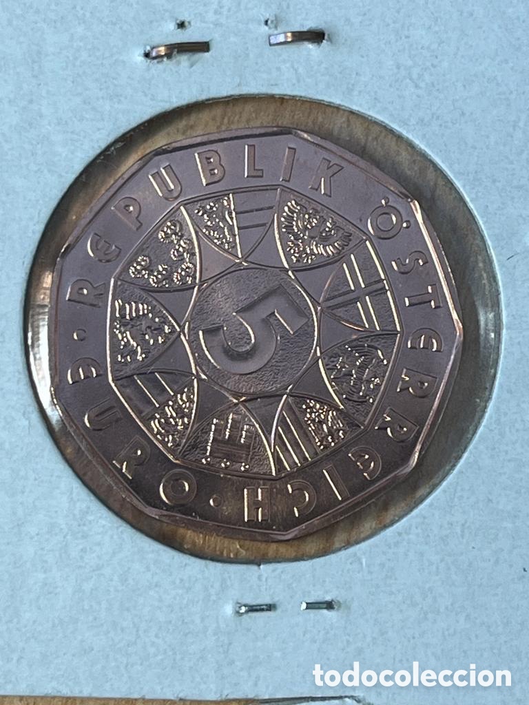 Monedas antiguas de Europa: 5 euros Austria - Foto 2