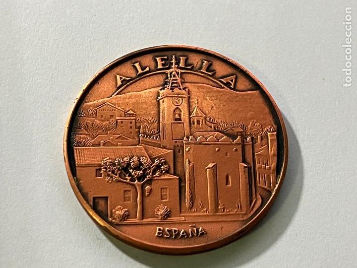 Monedas antiguas de Europa: Medalla Mil&middot;lenari del nom d'Alella - 975-1975