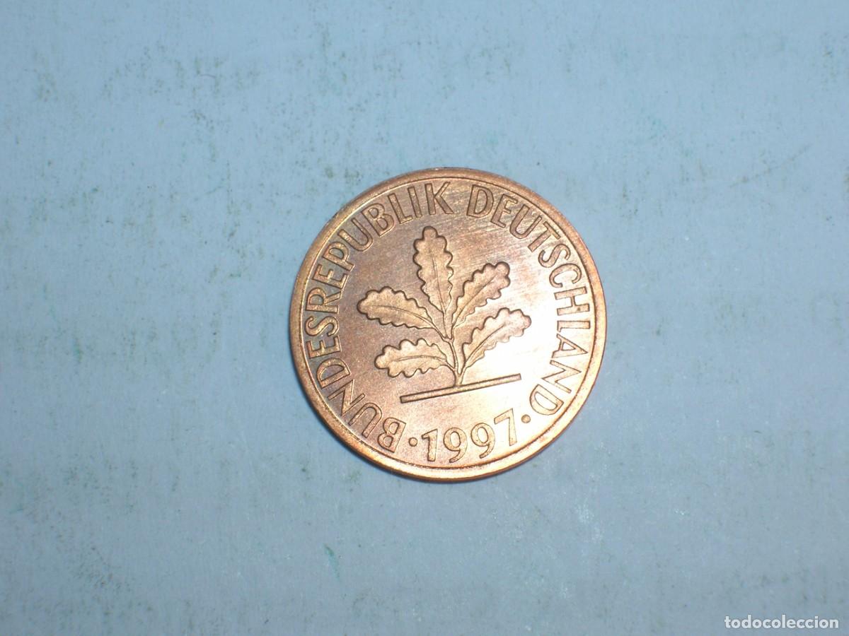Monedas antiguas de Europa: ALEMANIA 1 pfennig 1997 G (9161)