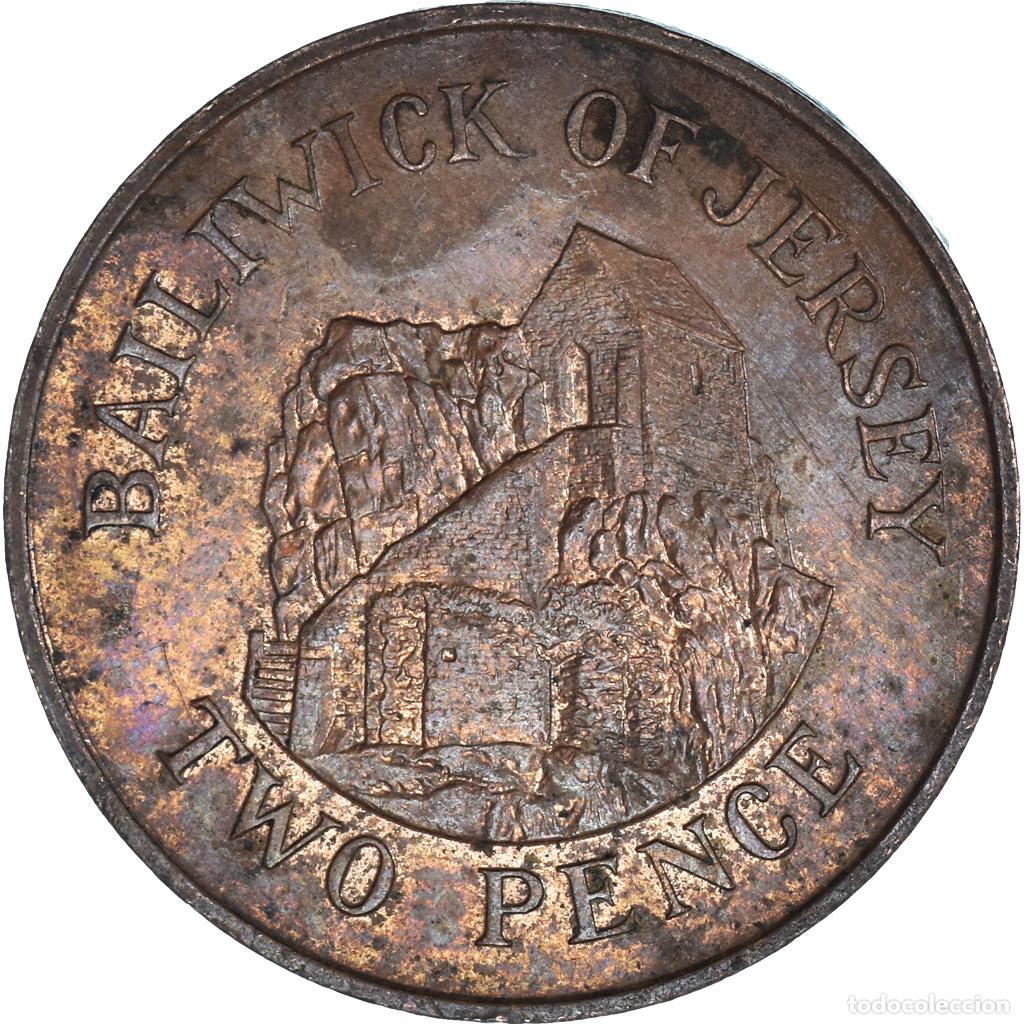 Monedas antiguas de Europa: [#1449759] Moneda, Jersey, 2 Pence, 1990 - Foto 2