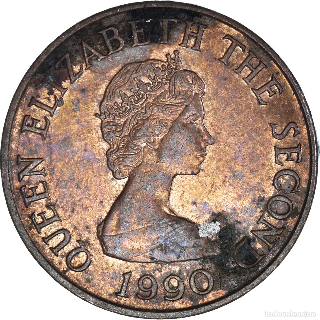Monedas antiguas de Europa: [#1449759] Moneda, Jersey, 2 Pence, 1990 - Foto 1