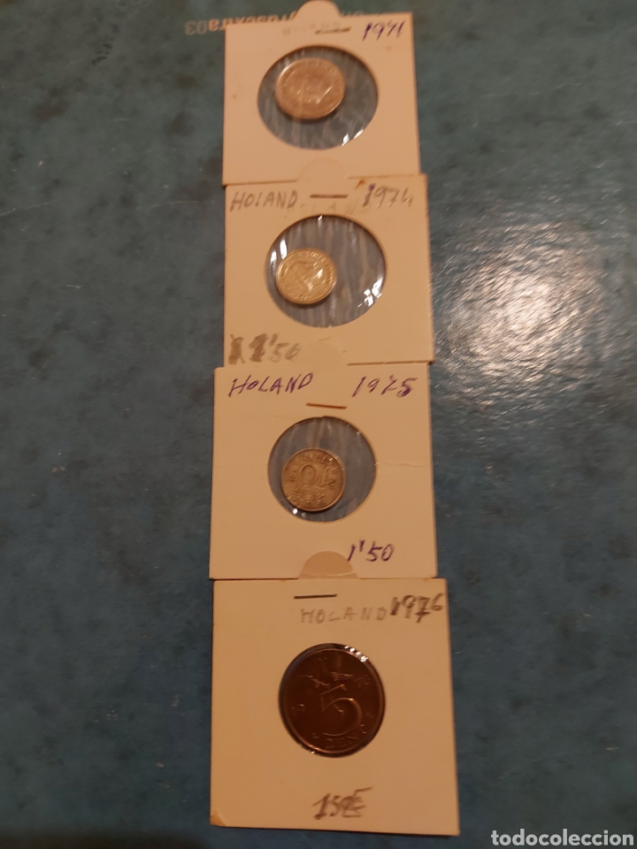 Monedas antiguas de Europa: 4monedas de holanda - Foto 1