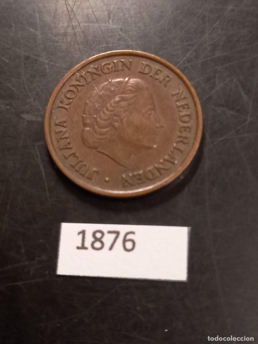 Monedas antiguas de Europa: Holanda 5 centimos 1953 - Foto 1