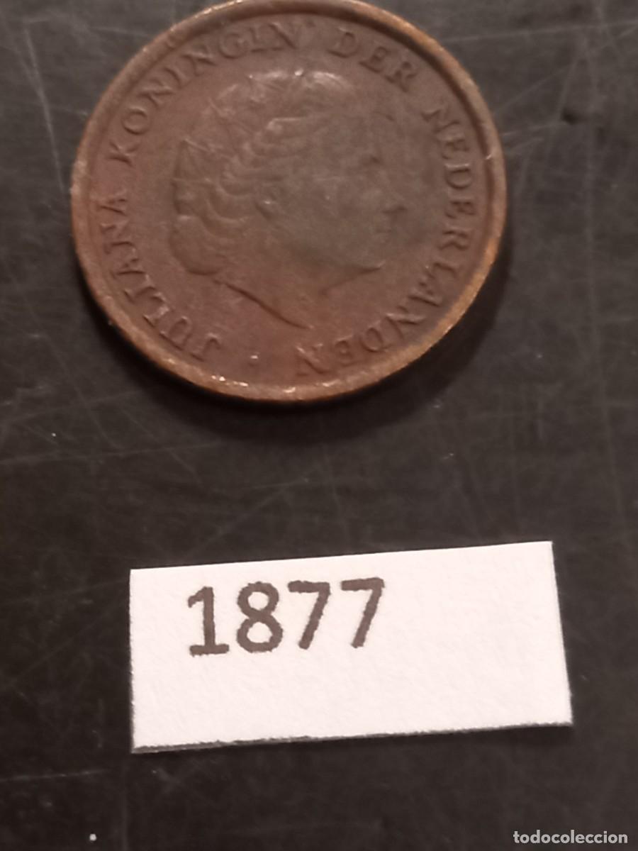 Monedas antiguas de Europa: Holanda 1 centimo 1955 - Foto 1