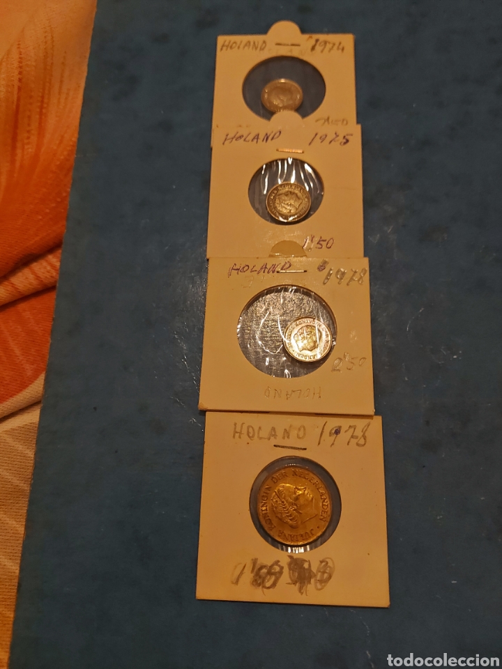 Monedas antiguas de Europa: 4monedas de holanda - Foto 1