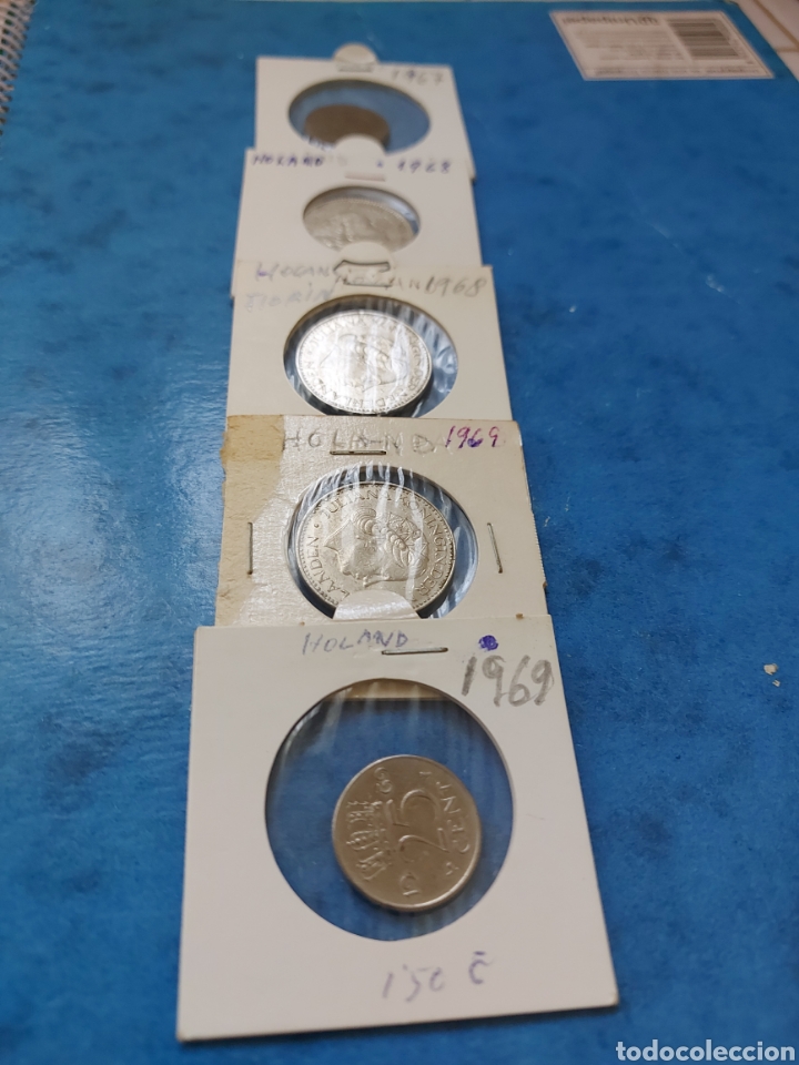 Monedas antiguas de Europa: 5 monedas holanda - Foto 1