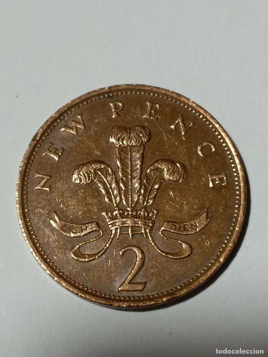 Monedas antiguas de Europa: N Moneda 2 new pence 1981 - Foto 2