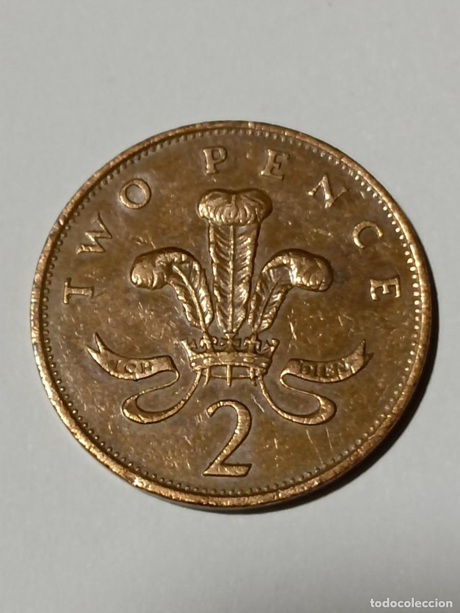 Monedas antiguas de Europa: N Moneda two pence 1988 - Foto 2