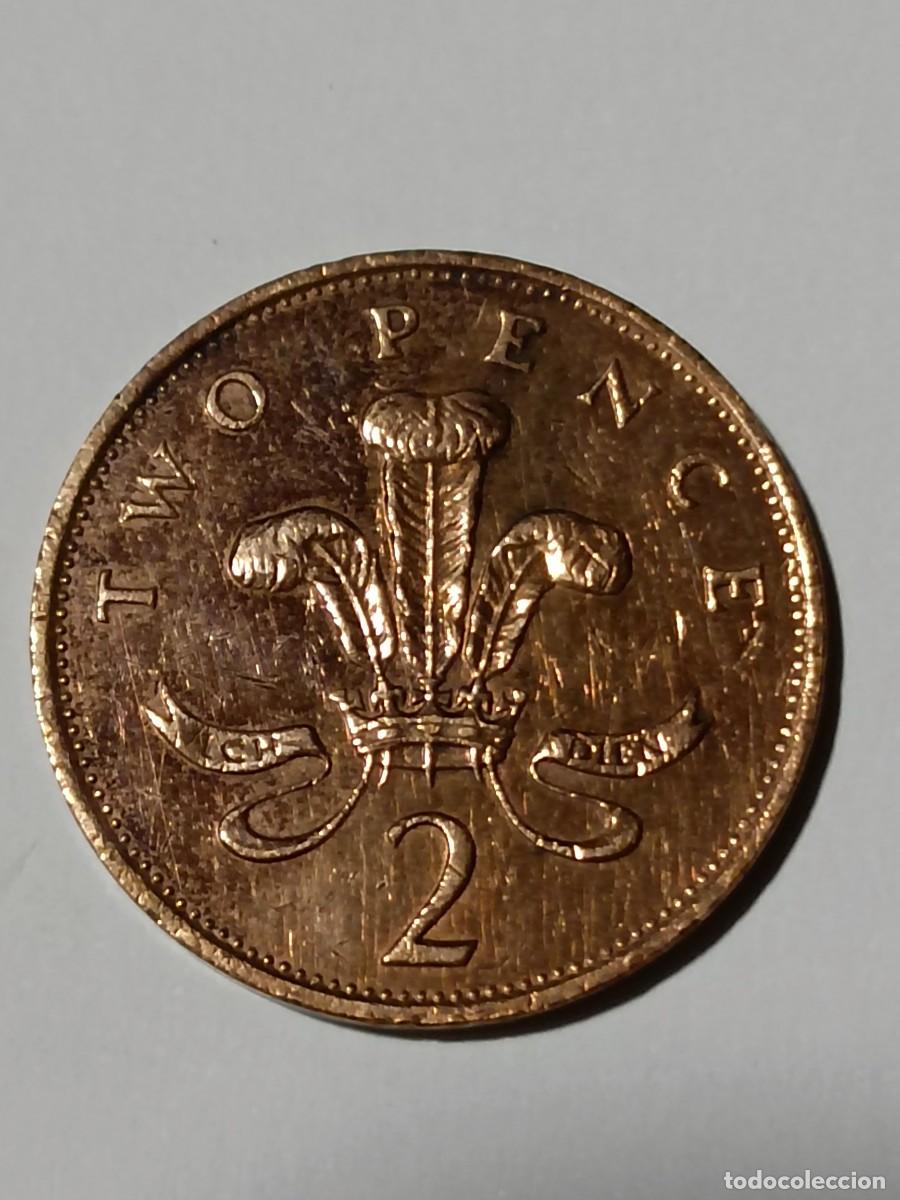 Monedas antiguas de Europa: N Moneda two pence 1989 - Foto 2