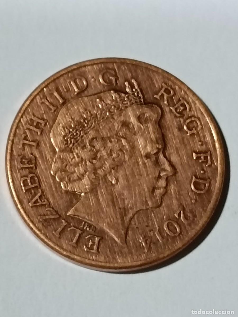Monedas antiguas de Europa: N Moneda two pence 2014 - Foto 1