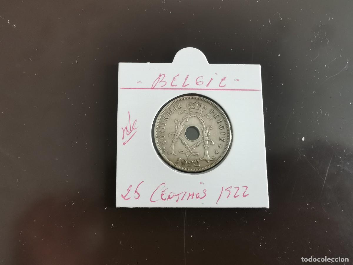Alte M&uuml;nzen aus Europa: BELGICA 25 CENTIMOS 1922 BC KM=69 (BELGIE) CUPRONIQUEL