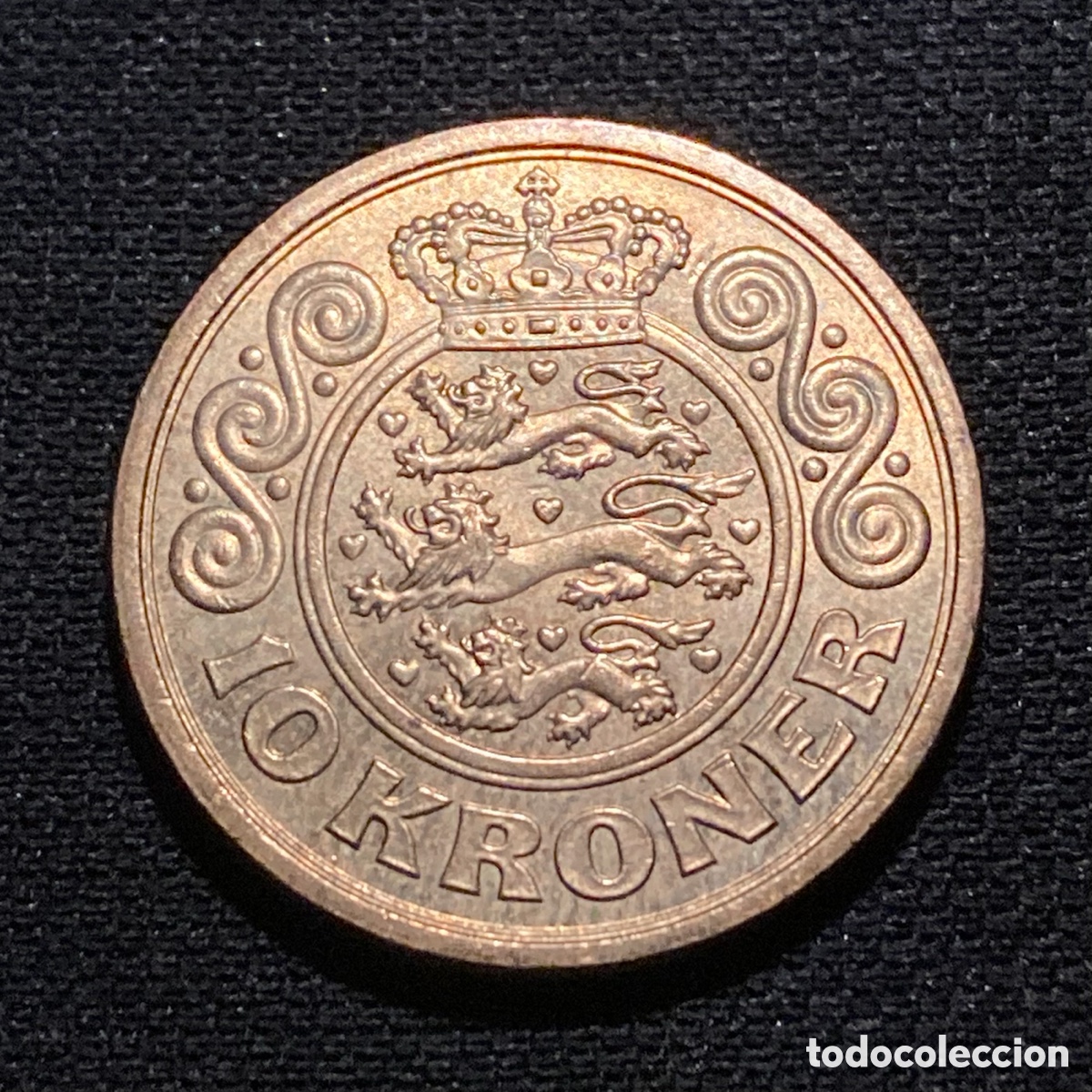 Monedas antiguas de Europa: 10 kroner 1998 Dinamarca - Foto 1