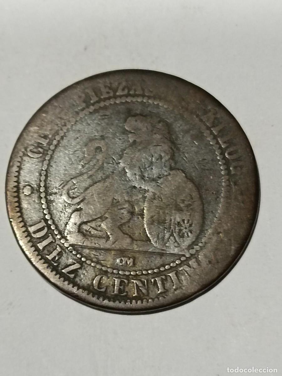 Monedas antiguas de Europa: N Moneda 10 centimos 1870 - Foto 2