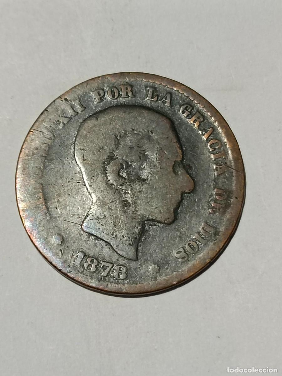 Monedas antiguas de Europa: N Moneda 5 centimos 1878 - Foto 1