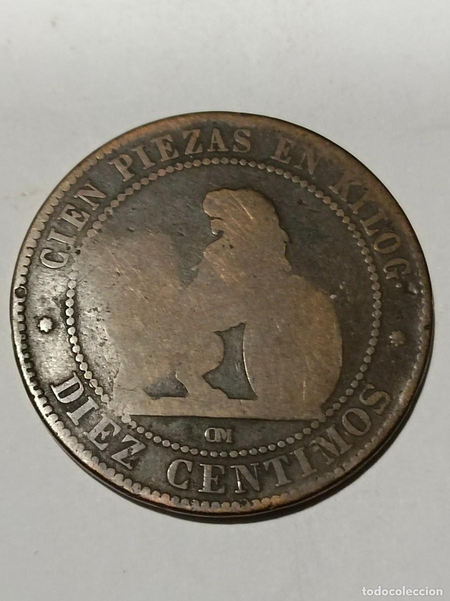 Monedas antiguas de Europa: N Moneda 10 centimos 1870 - Foto 2
