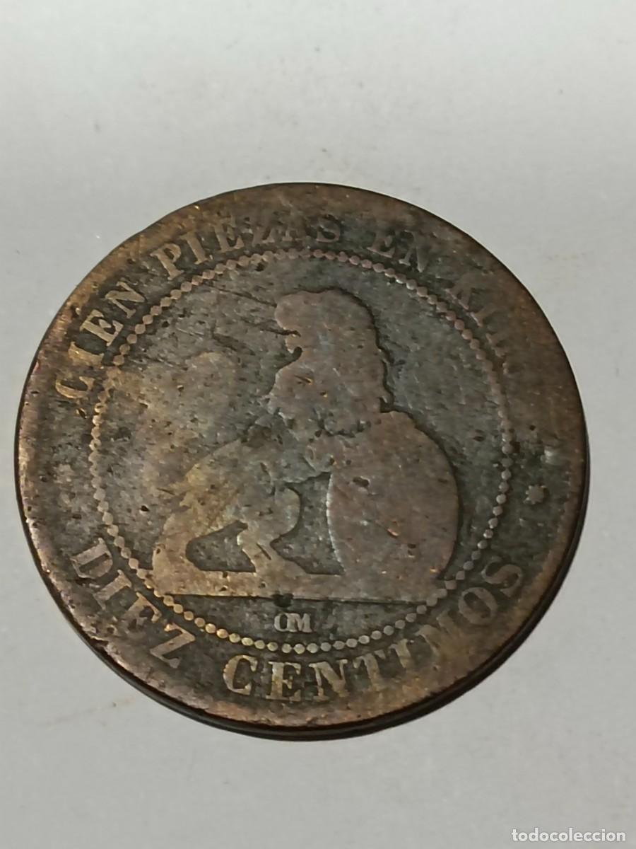 Monedas antiguas de Europa: N Moneda 10 centimos 1870 - Foto 2
