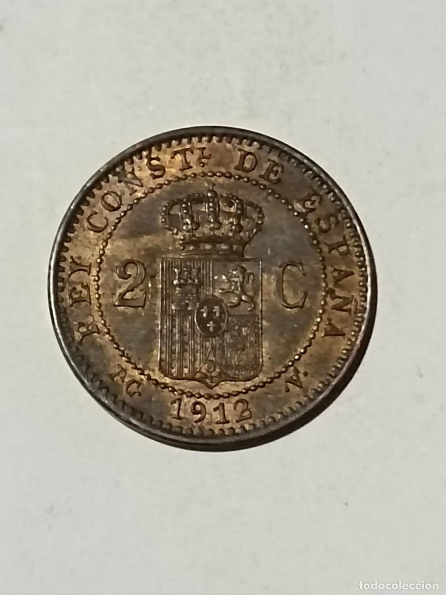Monedas antiguas de Europa: N Moneda 2 centimos 1912 - Foto 2