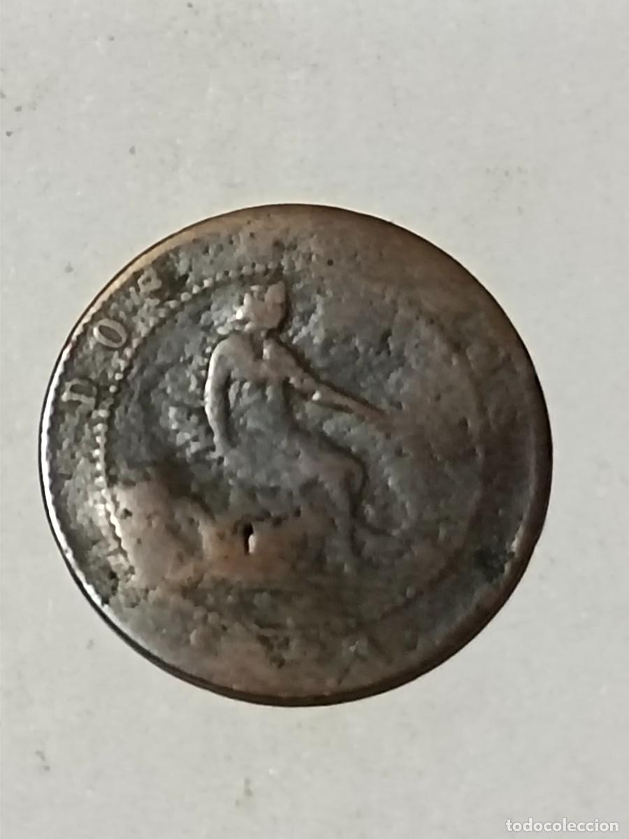 Monedas antiguas de Europa: N Moneda 2 centimos 1870 OM - Foto 2