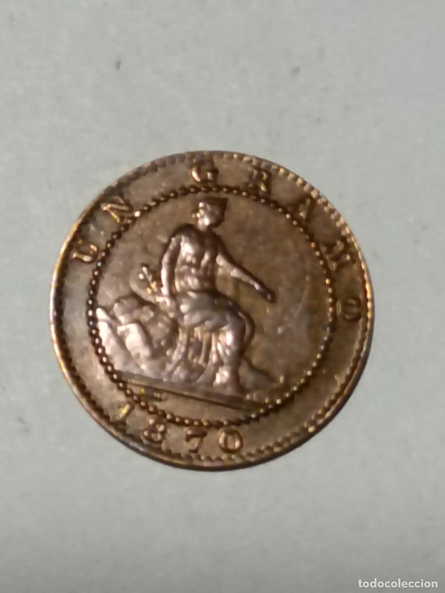 Monedas antiguas de Europa: N Moneda 1 centimo 1870 - Foto 2