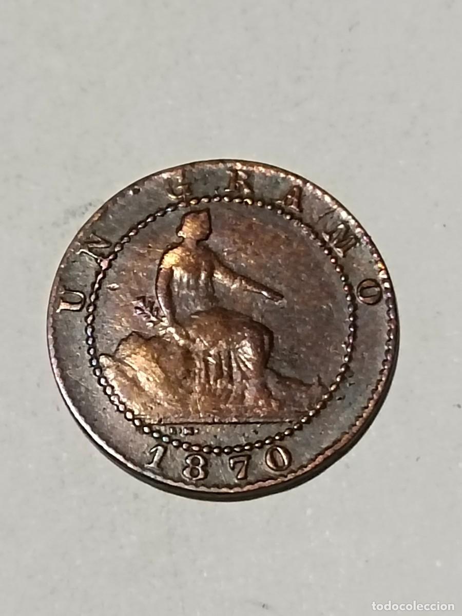 Monedas antiguas de Europa: N Moneda 1 centimo 1870 - Foto 2
