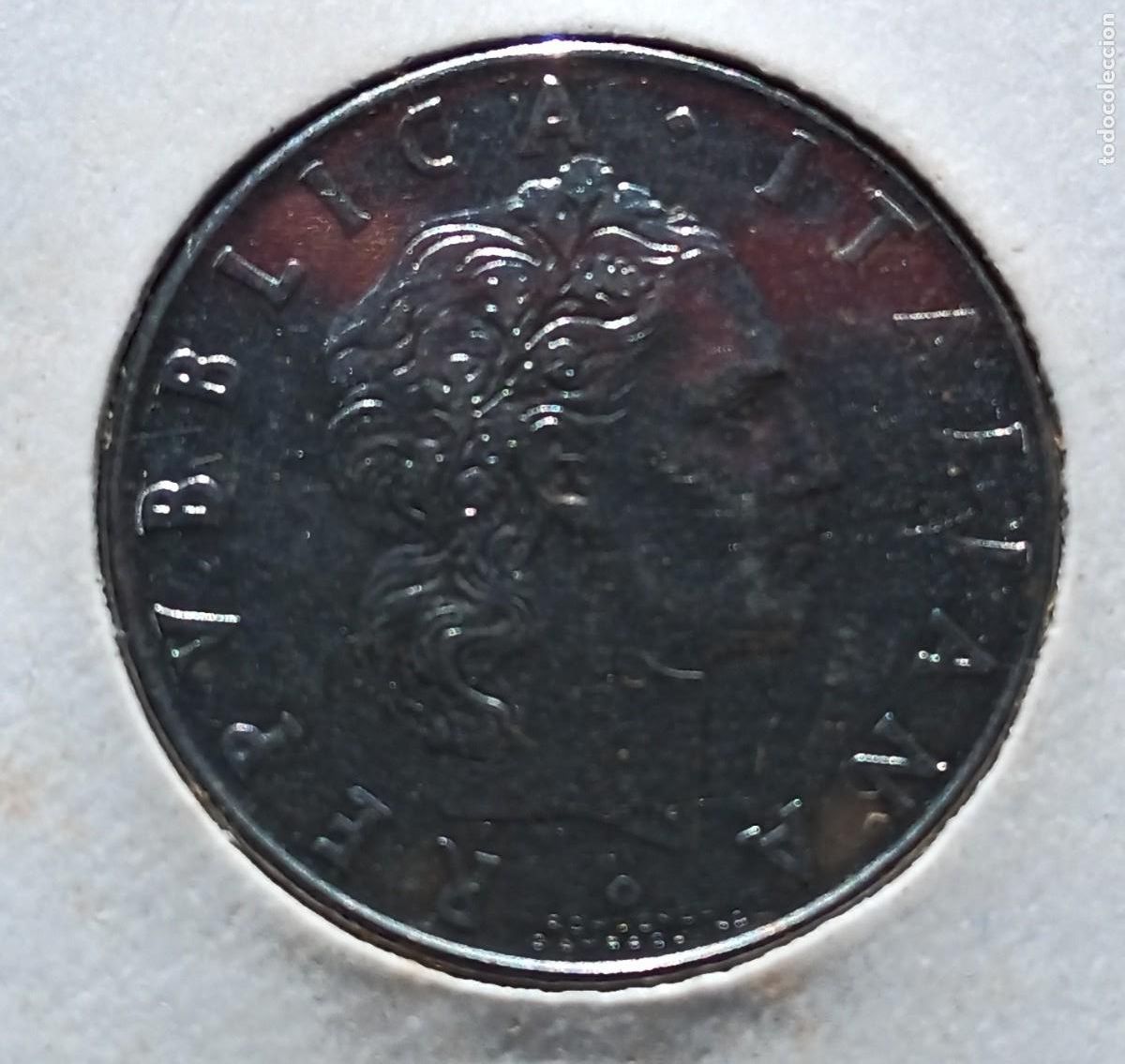 Alte M&uuml;nzen aus Europa: ITALIA - 50 LIBRAS 1977 MBC