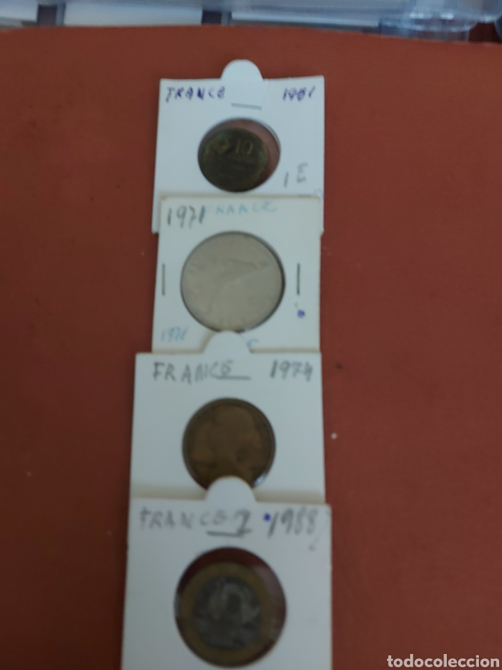Monedas antiguas de Europa: 4monedas francia - Foto 1