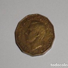 Monedas antiguas de Europa: MONEDA 3 PENIQUES INGLATERRA GEORGE VI CIRCULADA AÑO 1952