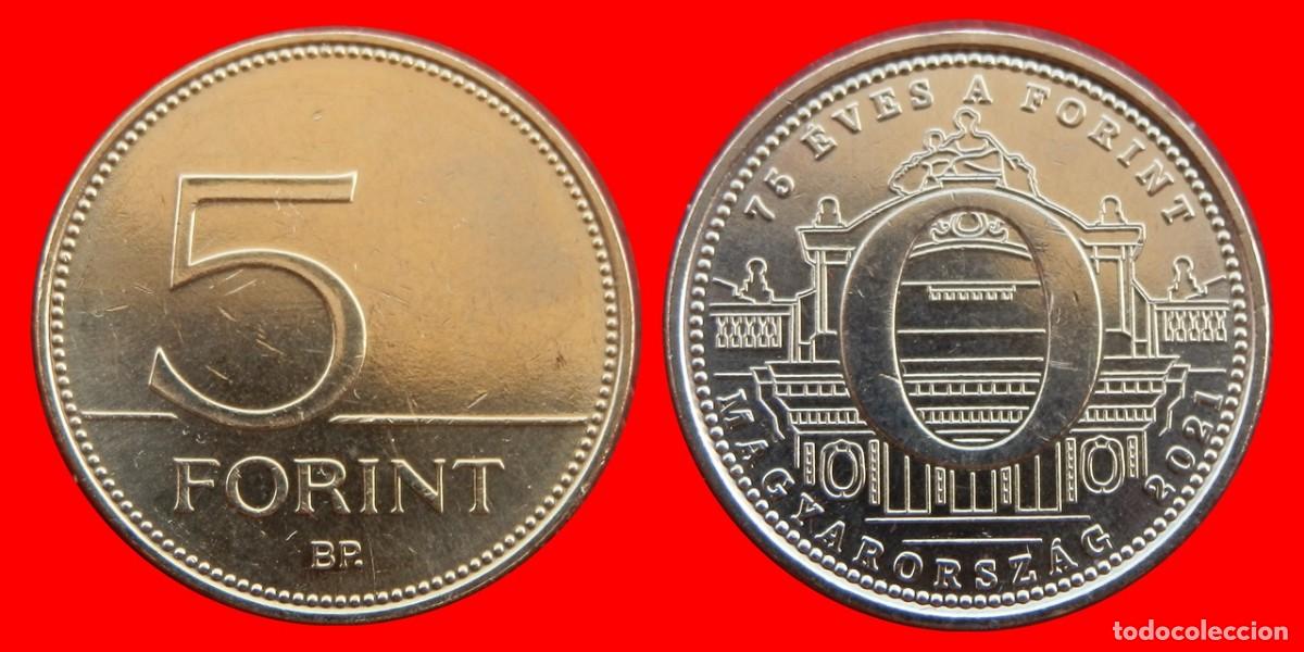 Monedas antiguas de Europa: 5 FLORINES FORINT 2021 FORINT ANIVERSARIO O SIN CIRCULAR HUNGRIA-6135SC