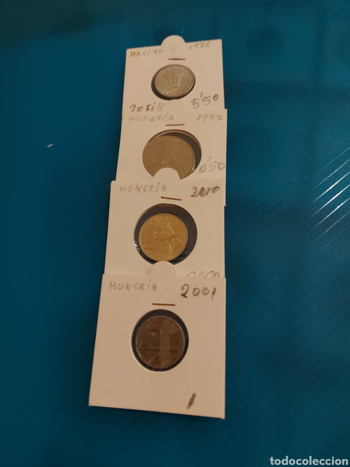 Monedas antiguas de Europa: 4monedas de Hungria - Foto 1
