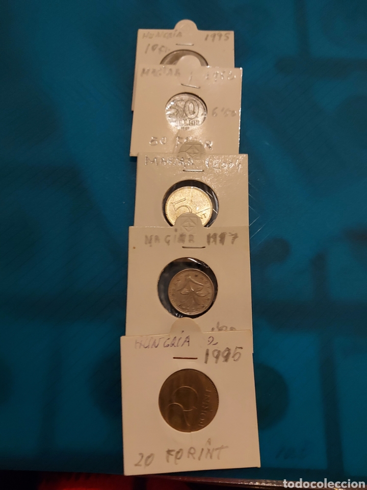 Monedas antiguas de Europa: 5monedas Hungria - Foto 1