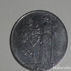Monedas antiguas de Europa: ITALIA 100 LIRAS FALLO EN BORDE