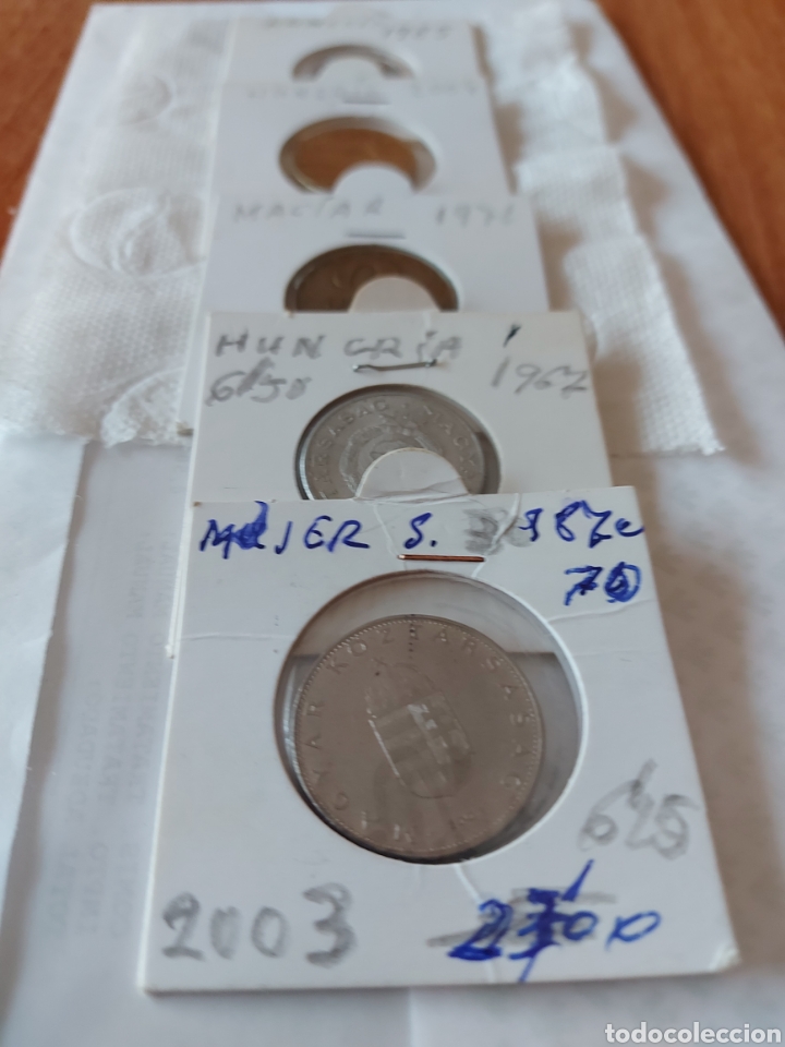 Monedas antiguas de Europa: 5monedas de Hungria - Foto 1