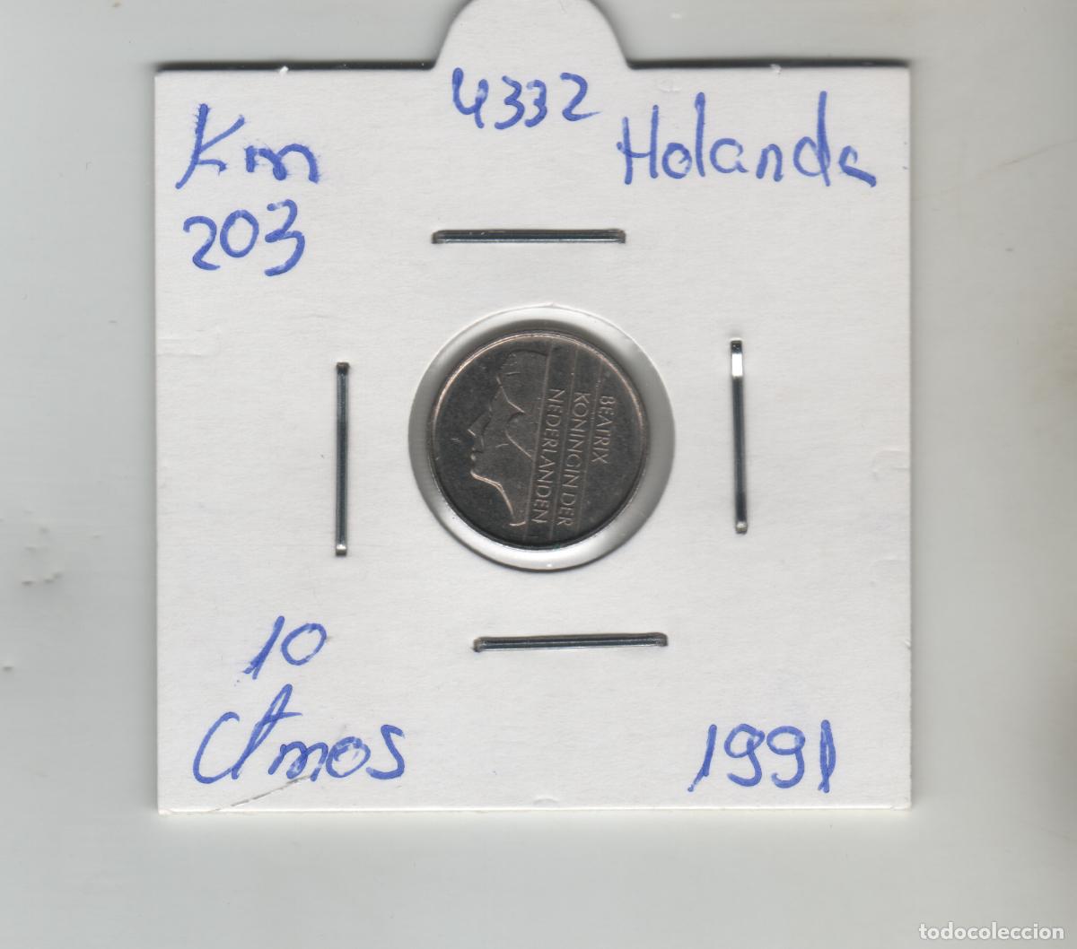 Monedas antiguas de Europa: HOLANDA 10 CENTIMOS 1991 - Foto 1