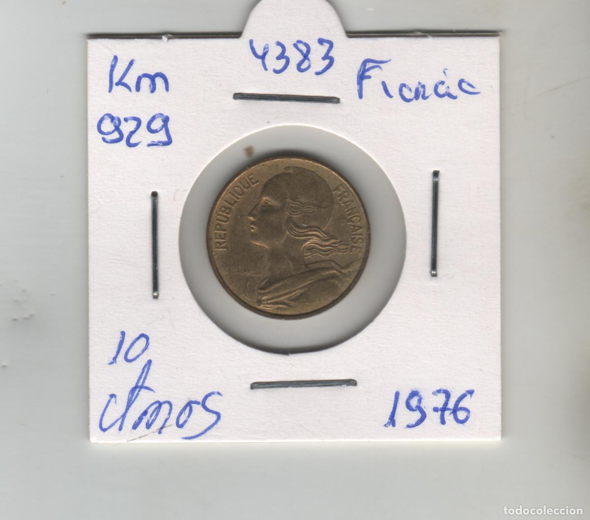 Monedas antiguas de Europa: FRANCIA 10 CENTIMOS 1976 - Foto 1