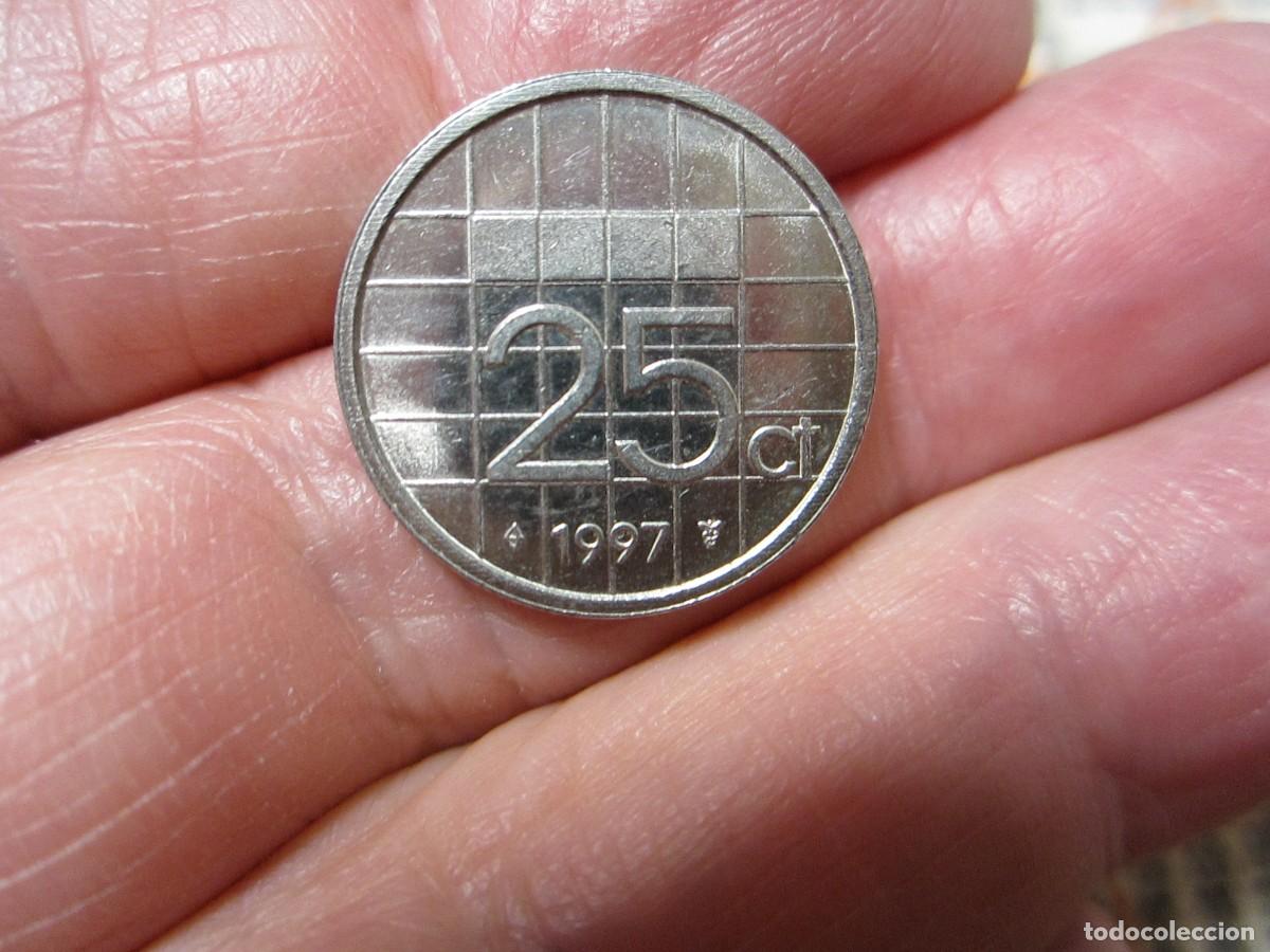 Monedas antiguas de Europa: MONEDA DE HOLANDA DE 25 C&Eacute;NTIMOS DE 1997 - Foto 2