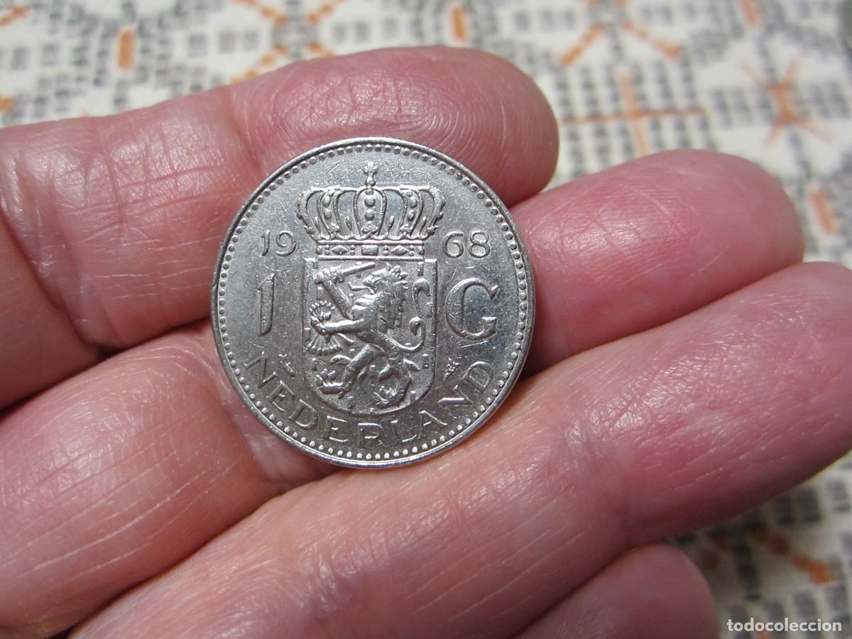 Monedas antiguas de Europa: MONEDA DE HOLANDA DE 1 GULDEN DE 1968 - Foto 2