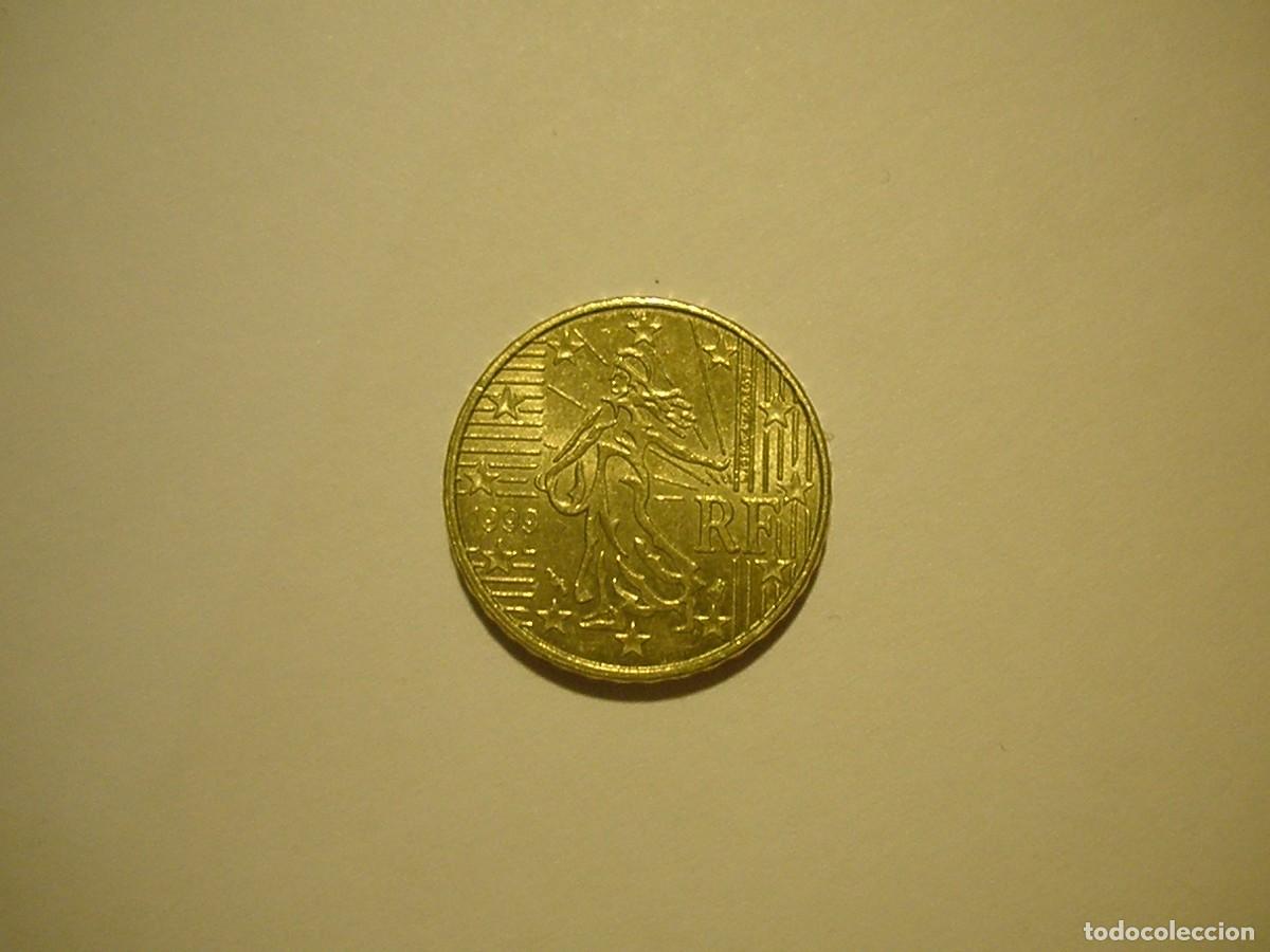 Monedas antiguas de Europa: FRANCIA 10 C&Eacute;NTIMOS 1999 - MBC. - Foto 1