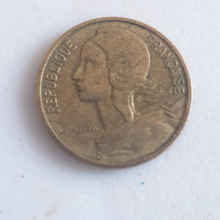 Monedas antiguas de Europa: 5 centimos 1982 Francia - Foto 1