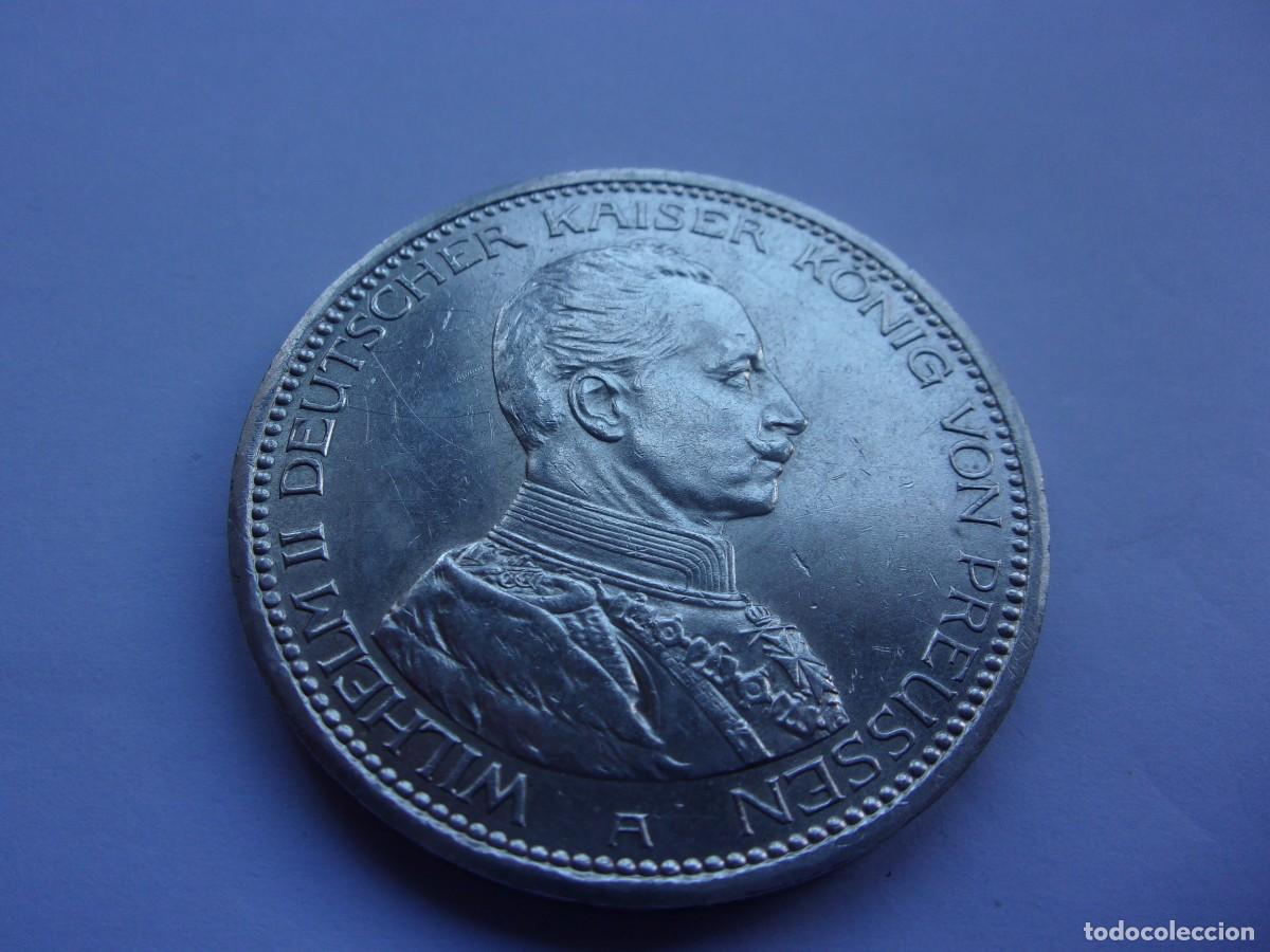 Alte M&uuml;nzen aus Europa: 39SCT18 Germany Prussia 1914 A silver 5 mark