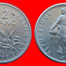 Monedas antiguas de Europa: 1/2 FRANCO 1967 FRANCIA-84113. Lote 379161079