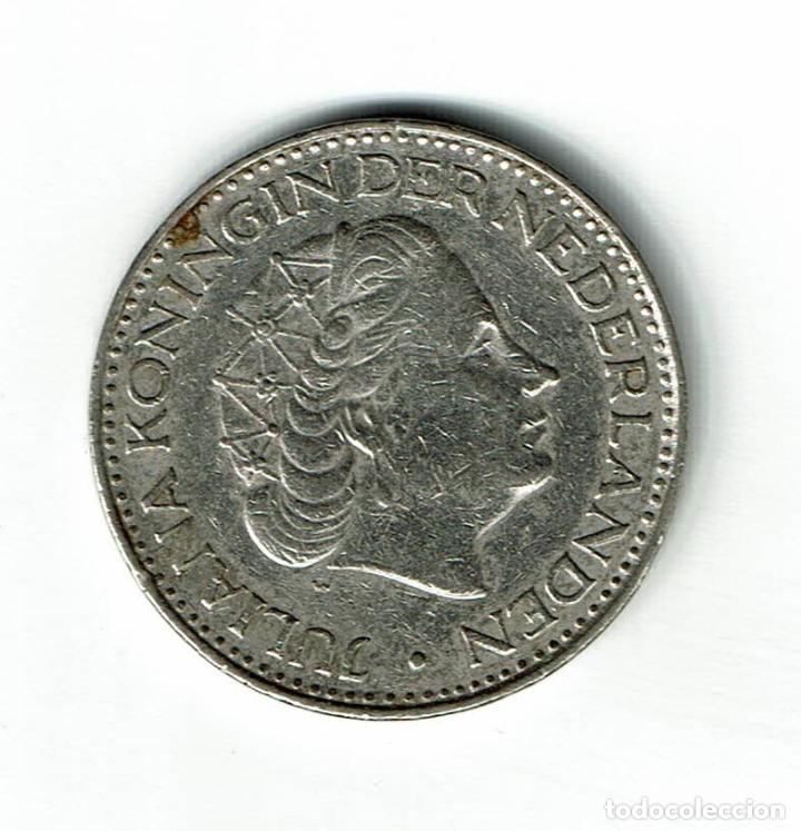 Monedas antiguas de Europa: HOLANDA 1 GULDEN 1968 - Foto 1