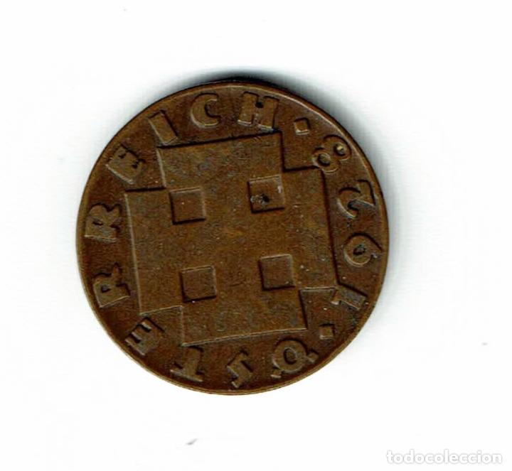 Monedas antiguas de Europa: AUSTRIA 2 GROSCHEN 1928 - Foto 2