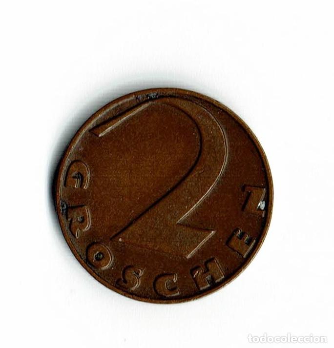 Monedas antiguas de Europa: AUSTRIA 2 GROSCHEN 1928 - Foto 1