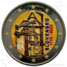 Monedas antiguas de Europa: ESLOVAQUIA 2 EURO 2022 MULTICOLOR - MAQUINA DE VAPOR 2 € COLOR