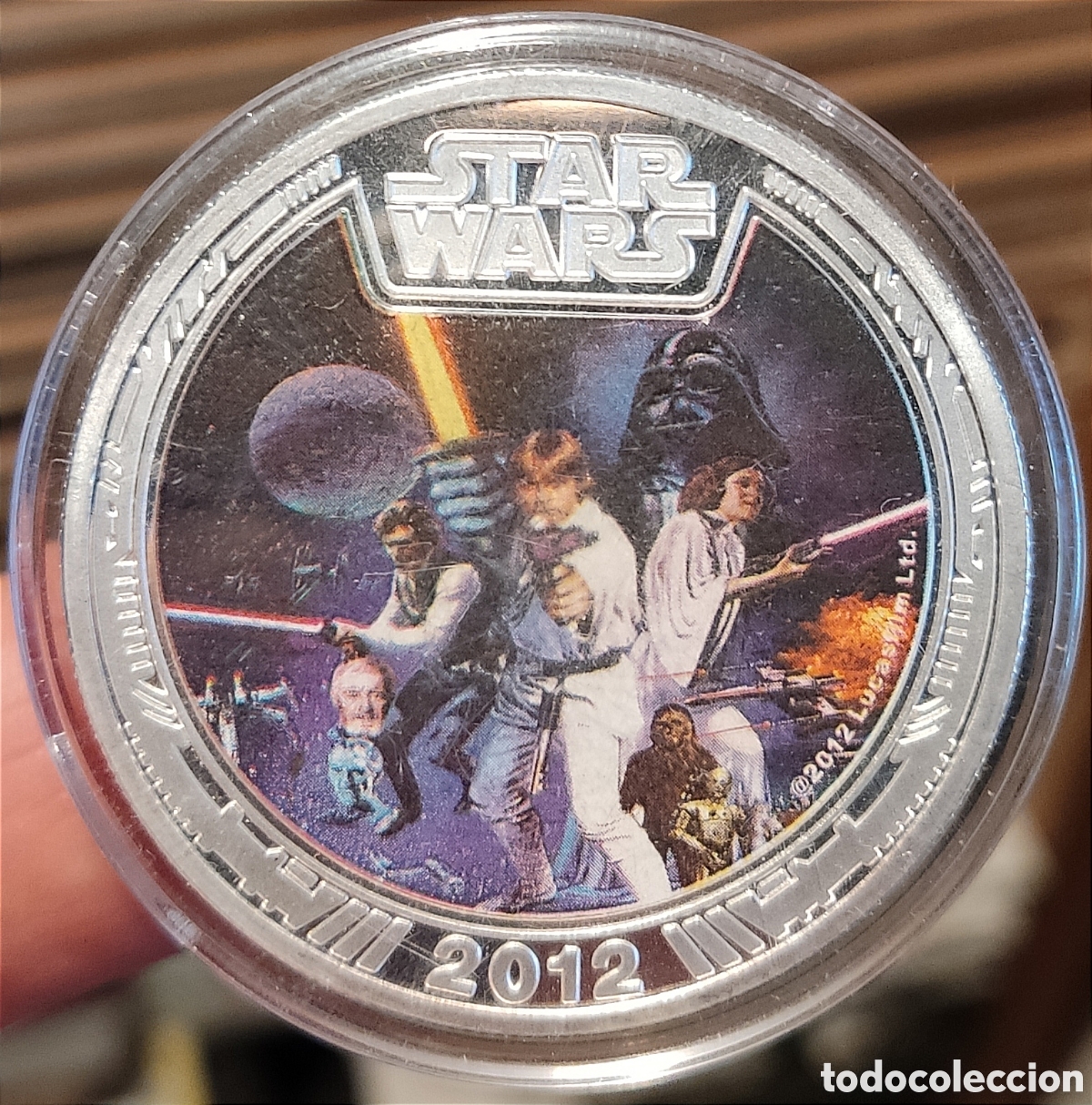 Monedas antiguas de Europa: Ficha Star Wars - Republic Dataries - 35 aniversario