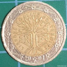 Monedas antiguas de Europa: MONEDA 2 EUROS FRANCIA 2001