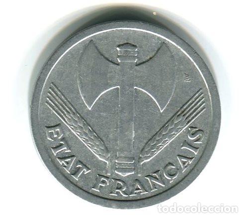Monedas antiguas de Europa: Francia. Moneda de 2 francos de 1943 - Foto 1