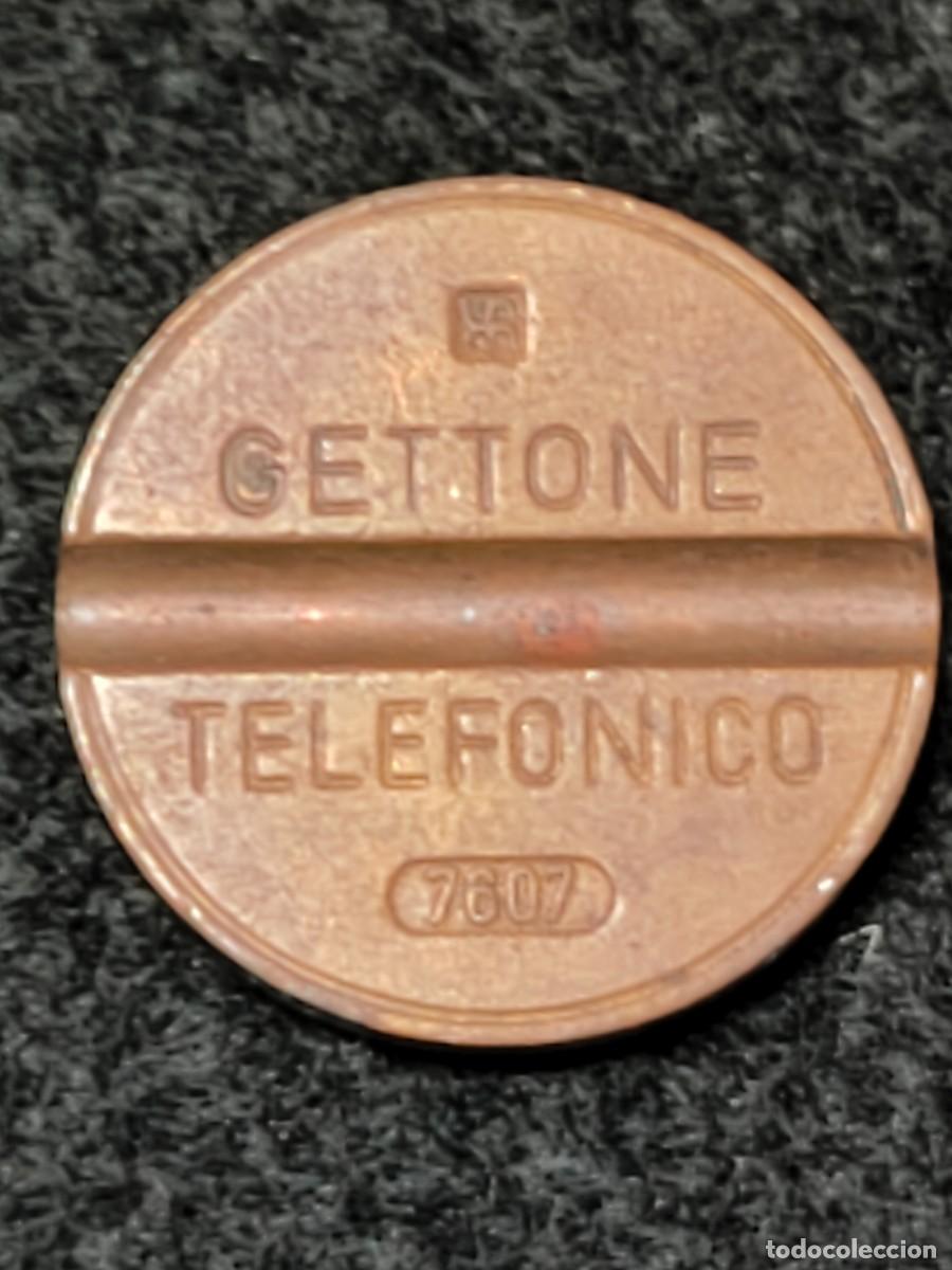 Monedas antiguas de Europa: FICHA GETTONE ITALIANA TELEFONICA N&ordm; 7607
