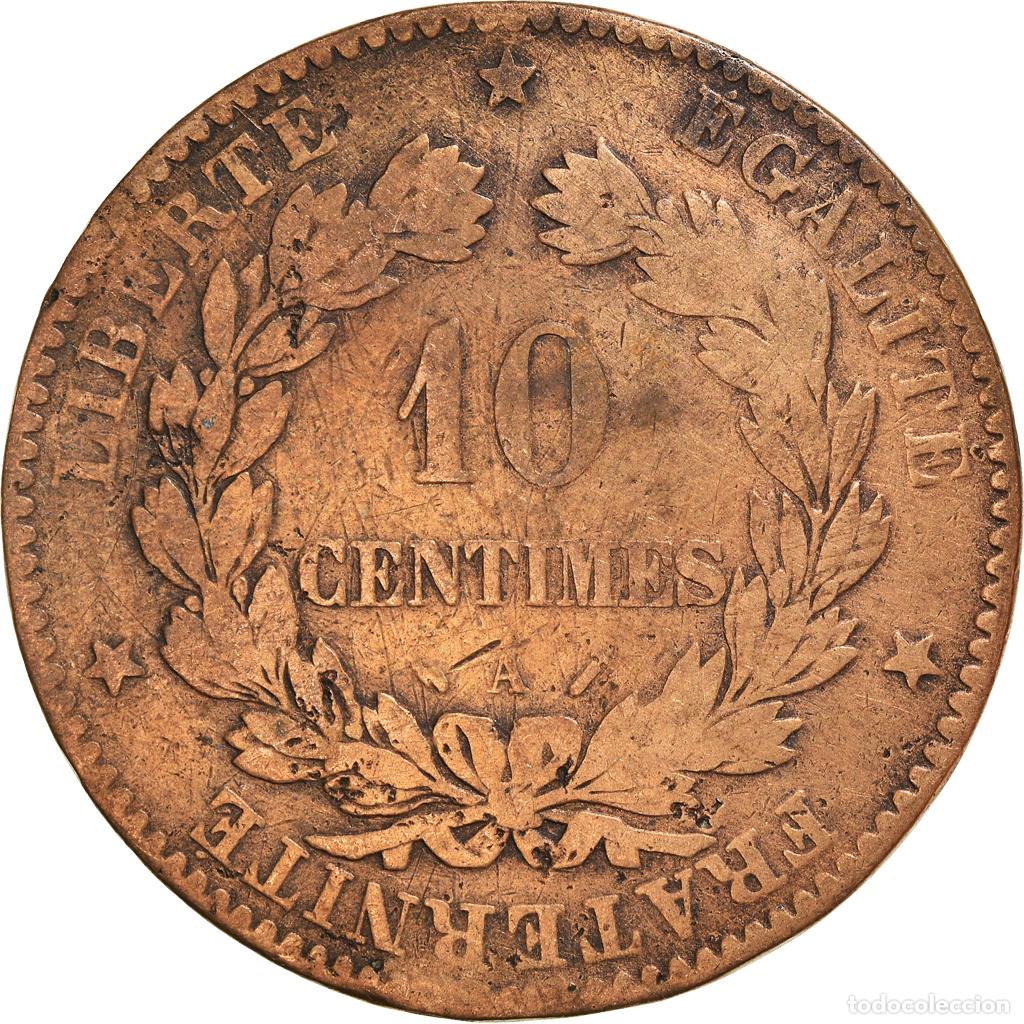 Monedas antiguas de Europa: [#922048] Moneda, Francia, 10 Centimes, 1896 - Foto 2